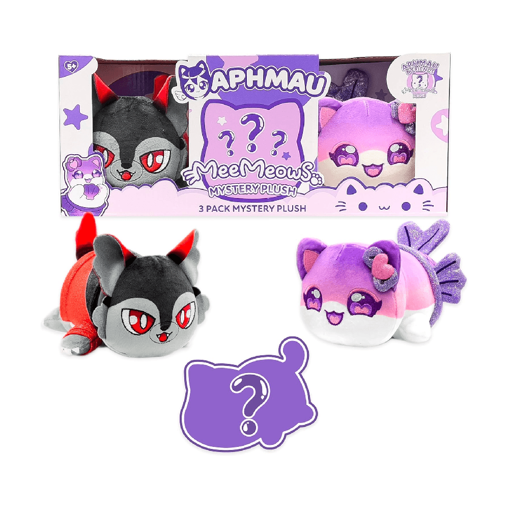 Aphmau Meemeows Sparkle Series 2 Mystery Plushes Assorted Pack 3Pcs