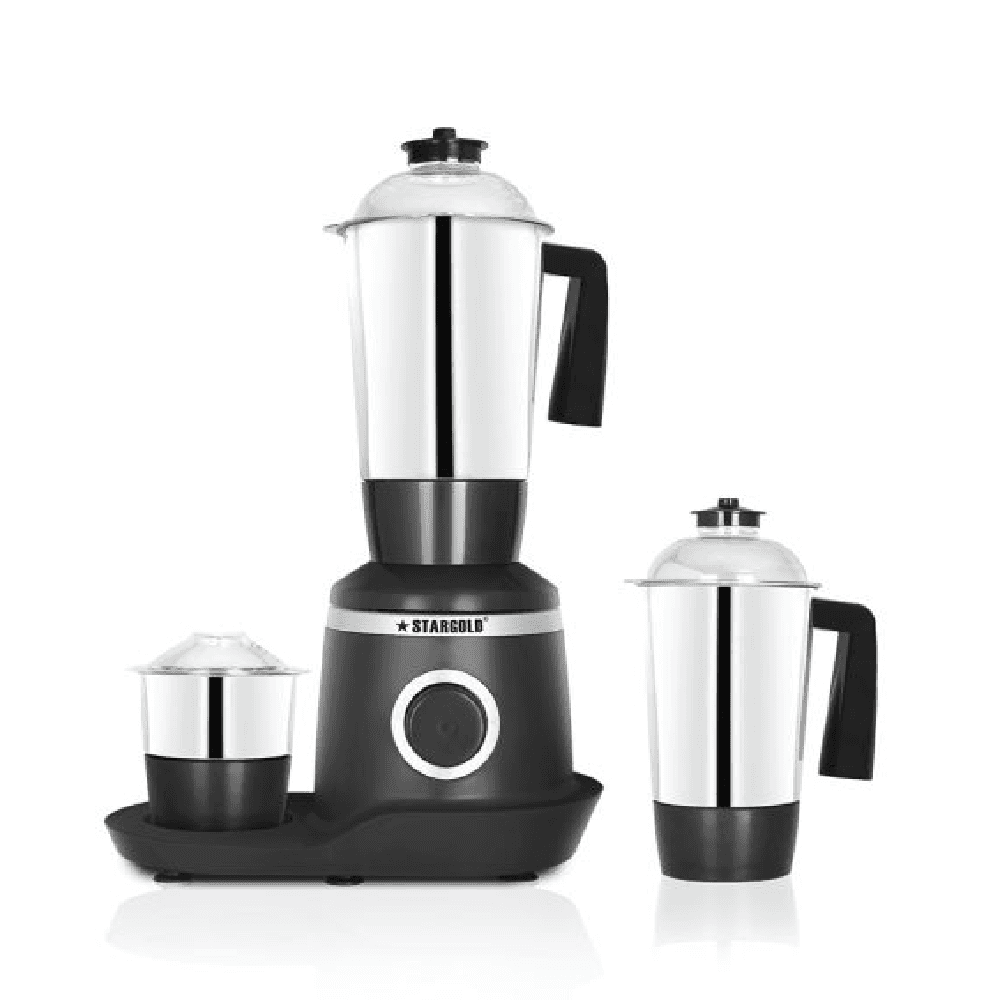 ستار جولد SG-1314MAX خلاط مطحنة 3 في 1 من الستانلس ستيل بمحرك قوي 800 واط - أسود