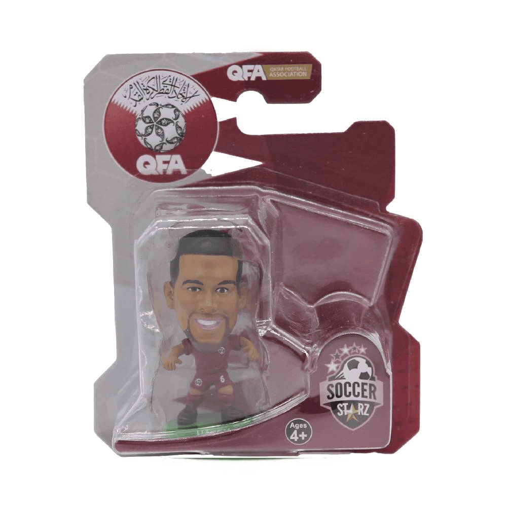 Soccerstarz Qatar Abdulaziz Hatem Home Kit Collective Figure