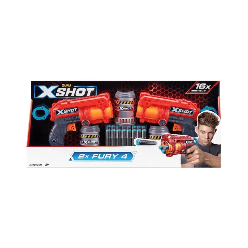 Zuru X-Shot Excel Fury Blaster Packk 2Pcs