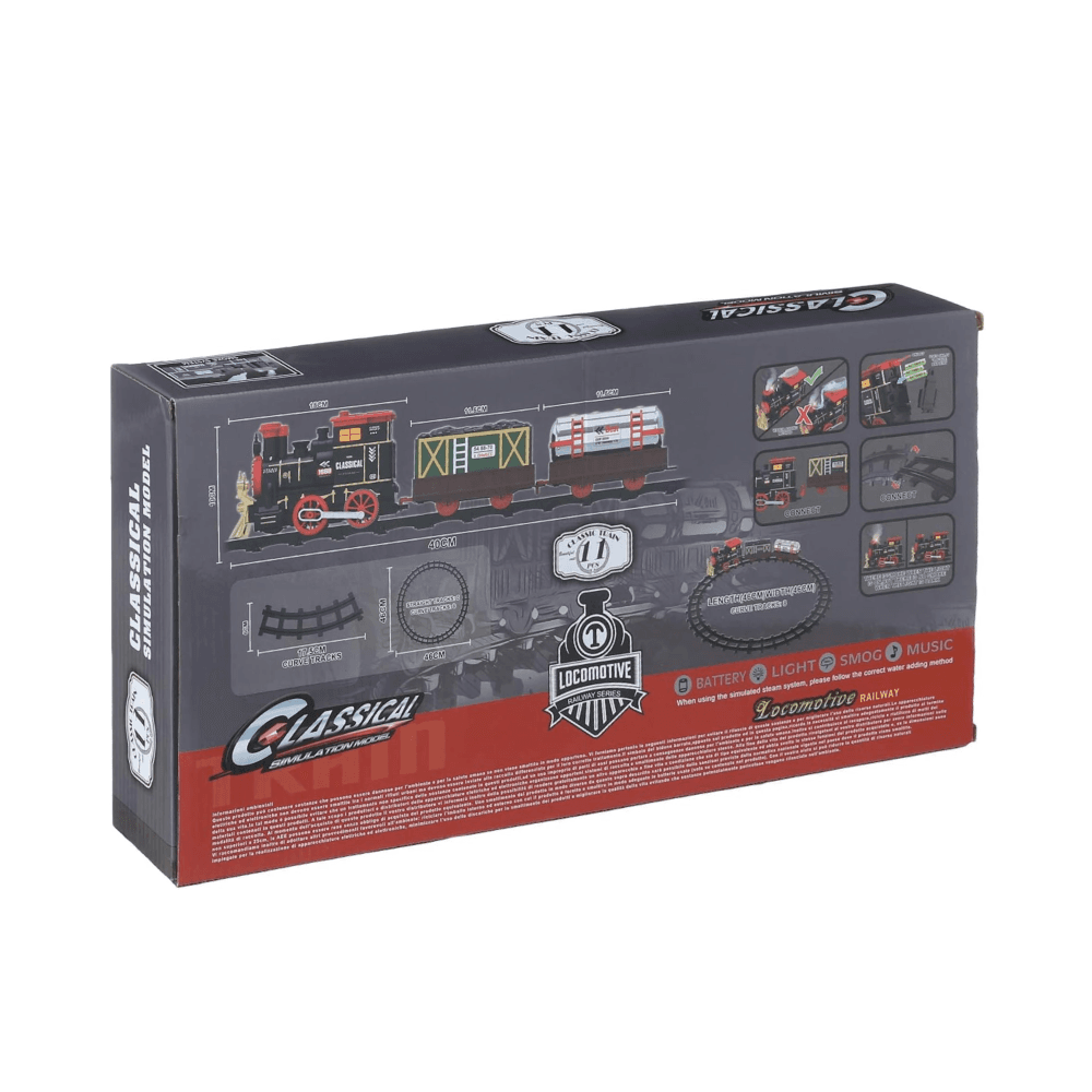 JinYuanSheng Classical Railway Locomotive Train Play Set 11Pcs