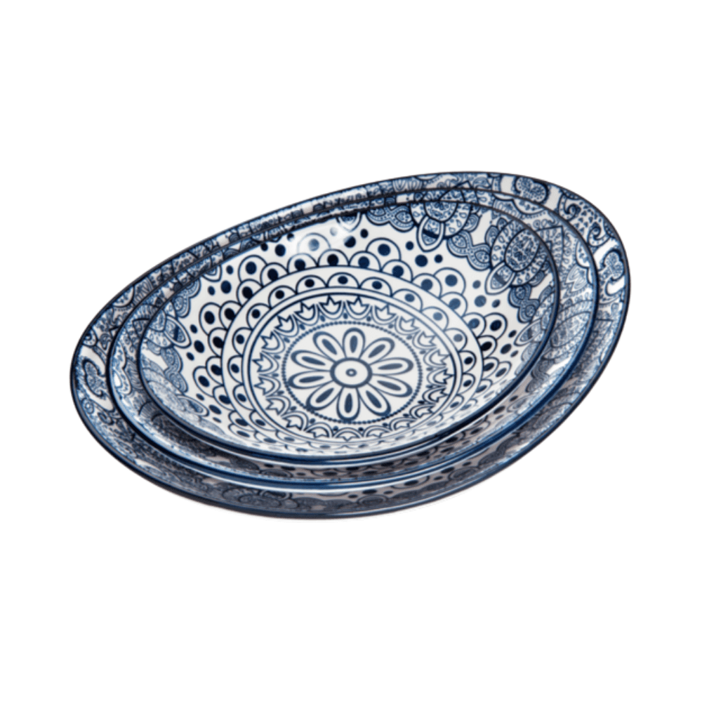 Che Brucia Oval Bowl 6 Inch - Arabesque D03-013