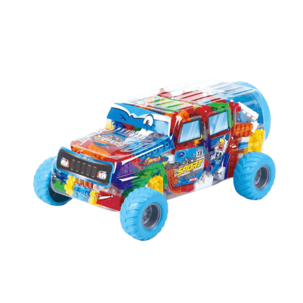 Building Block Storage Truck Toy