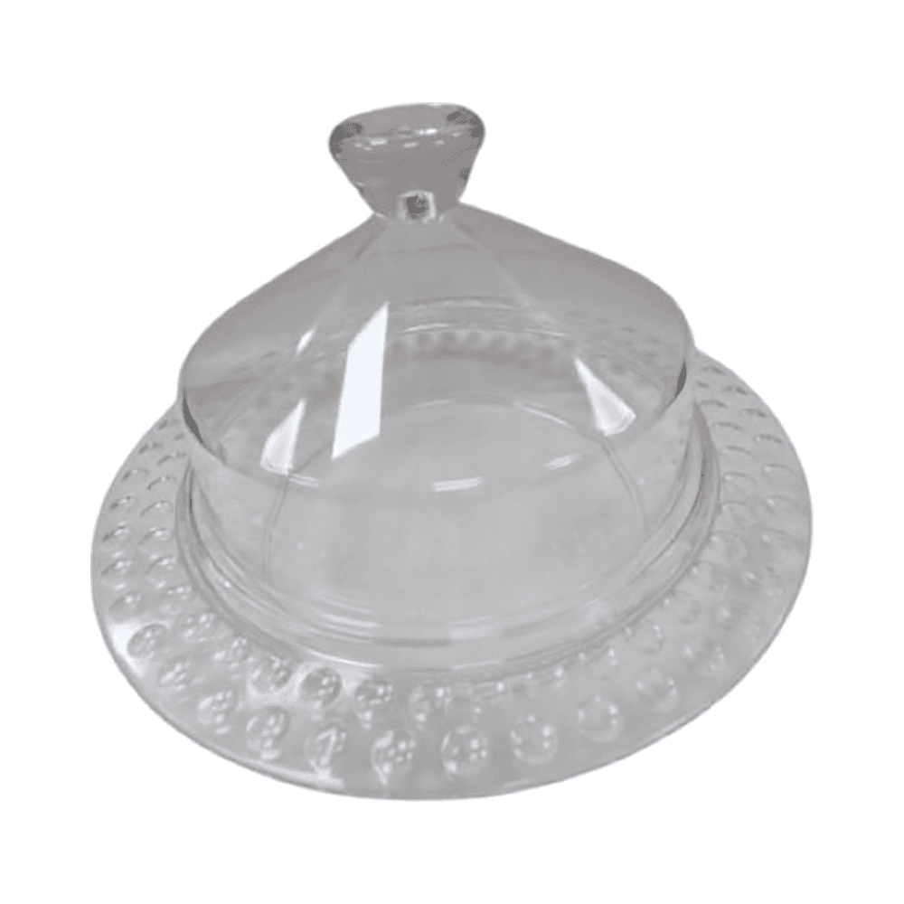 Round Clear Medium Acrylic Dessert Serving Set M-02-993