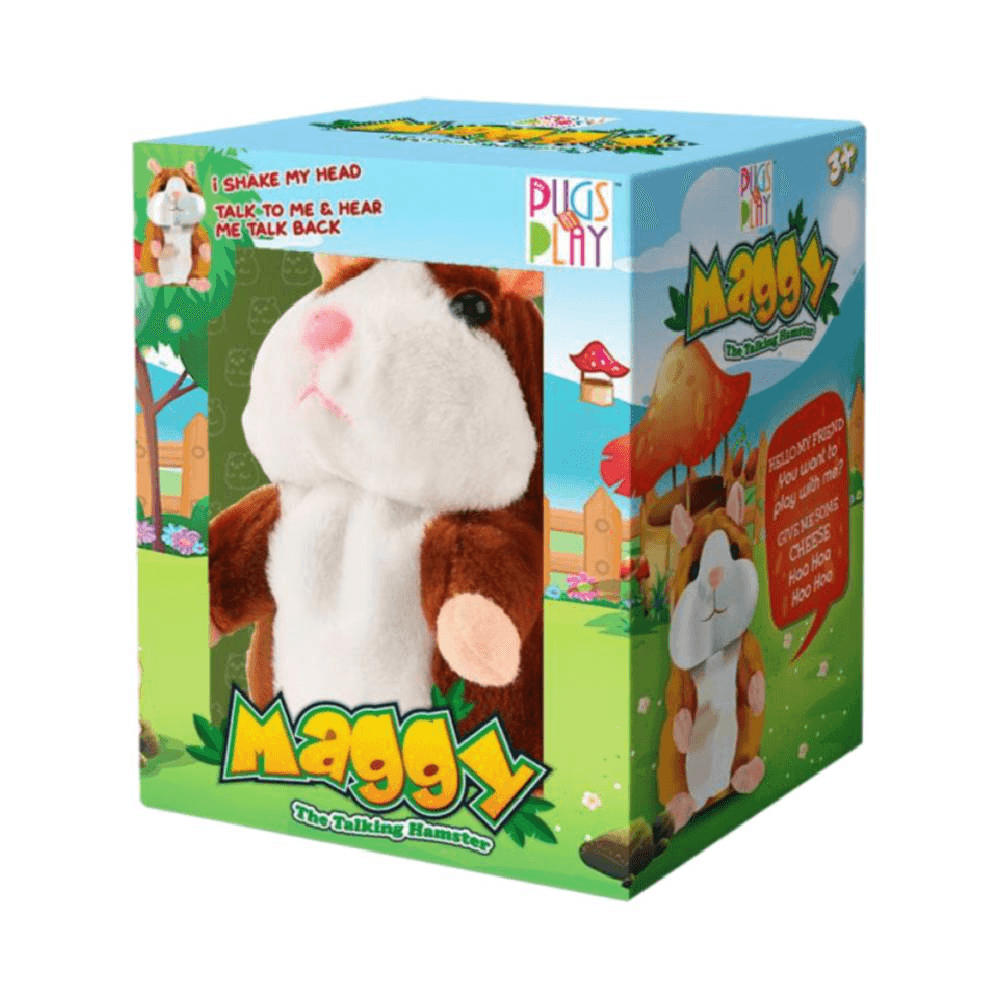 Pugs Play Maggy Plush The Talking Hamster Toy