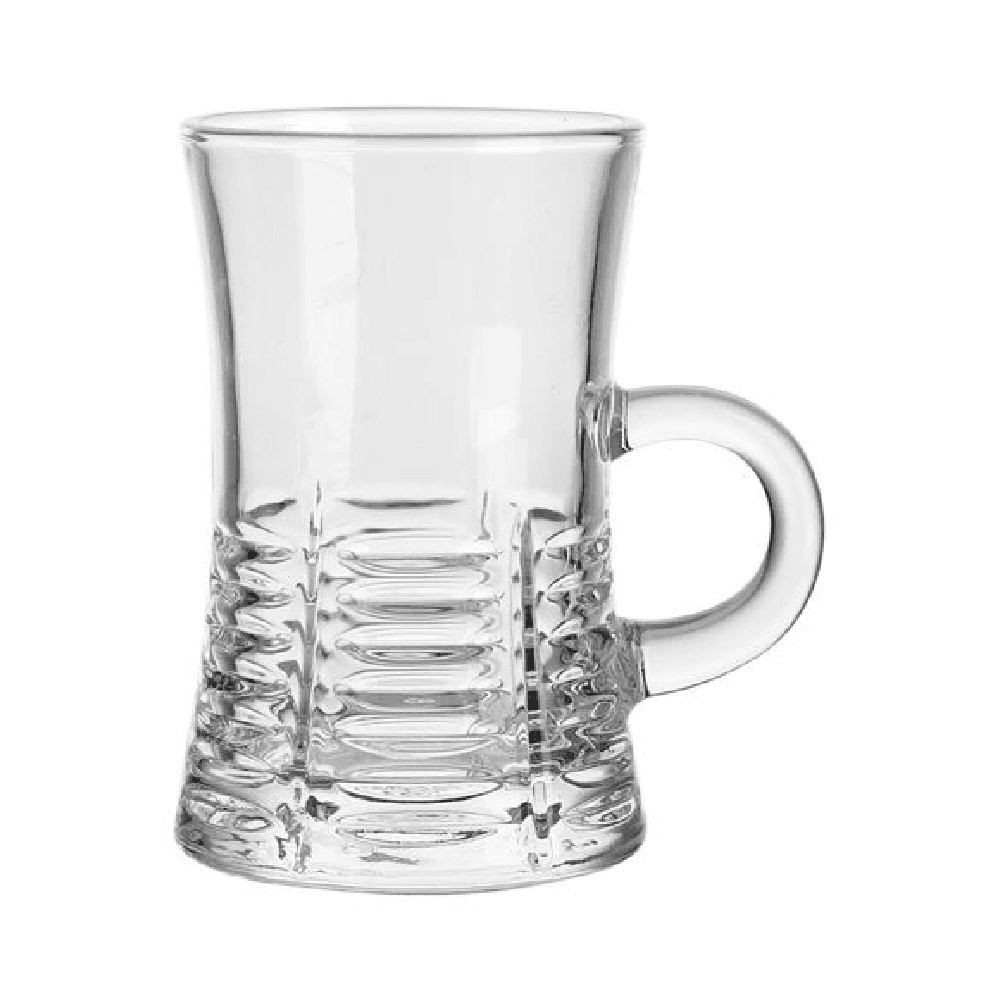 Vague 6 Pcs Glass Tea Cup 105 Ml Set/04-582