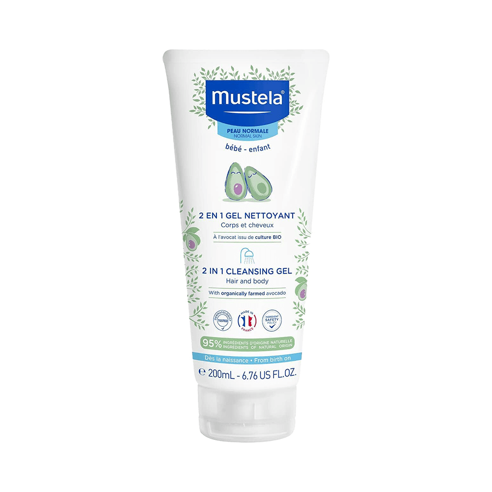 Mustela 2-in-1 Hair & Body Cleansing Gel 200ml