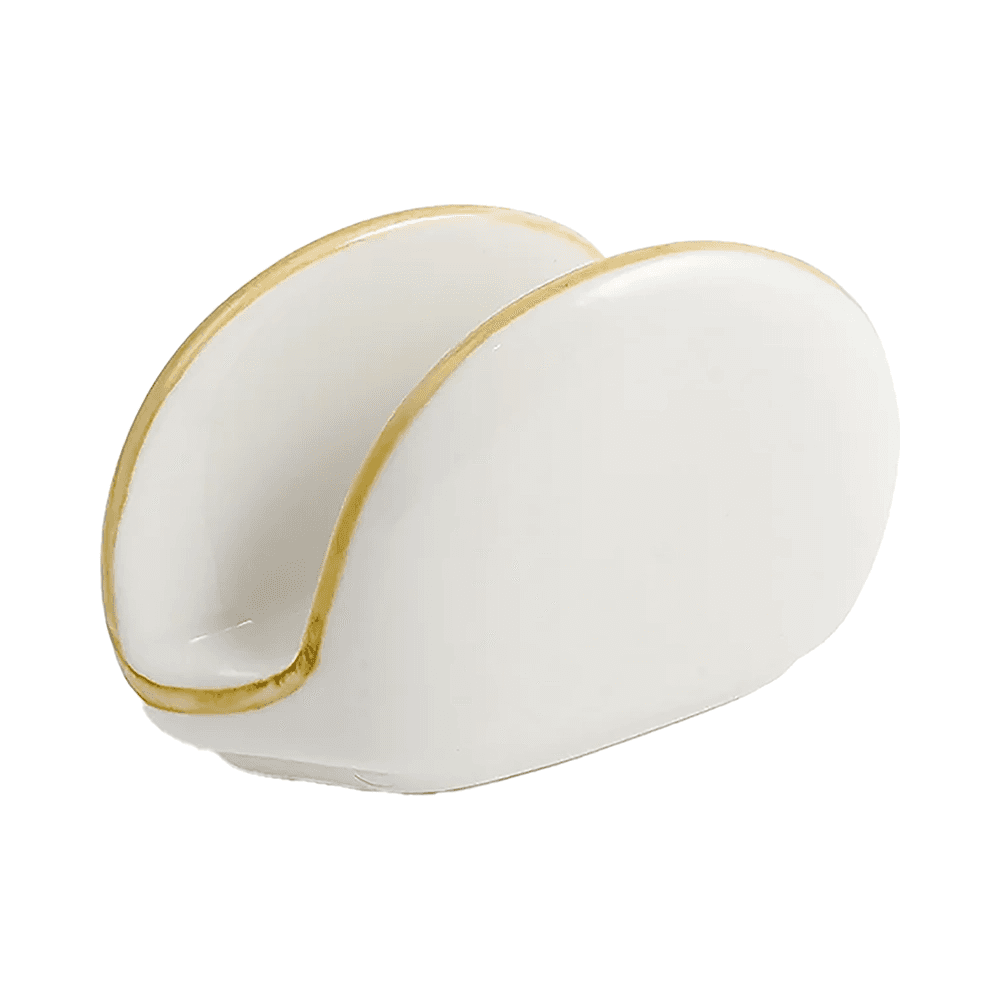 H.P Mocha Napkin Holder 12x8.5cm - Ivory 08-088D1
