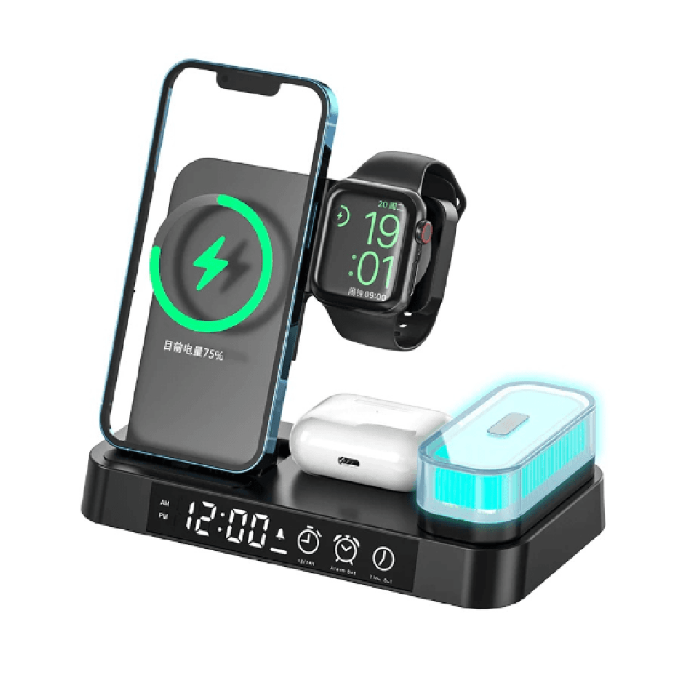 4 In 1 Foldable 30W Wireless Charge Station