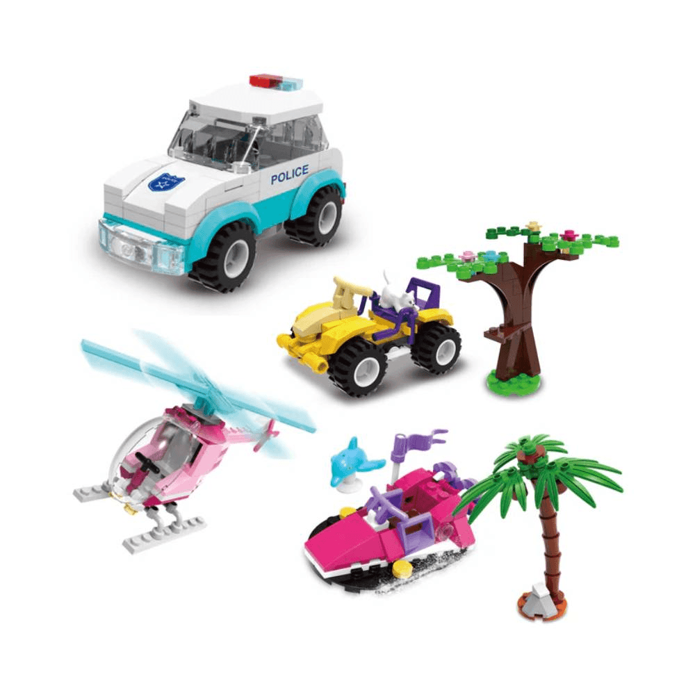 City Girl Assembled Bricks Model Educational Toy - Multi-Shapes Collection 