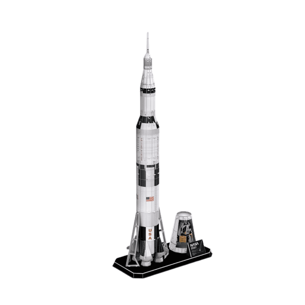 3D NASA Apollo Saturn Puzzle 136Pcs