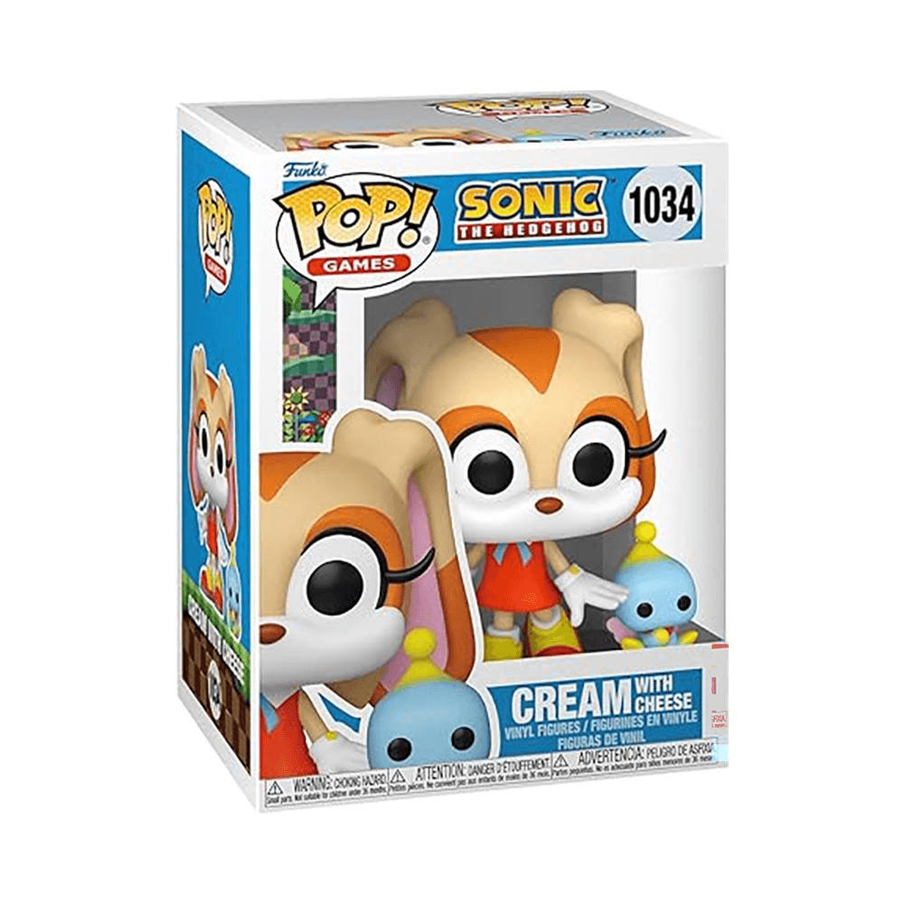 Funko Pop Sonic The Hedgehog Cream with Cheese Buddy Collectible Vinyl Figure Toy No. FGSC107