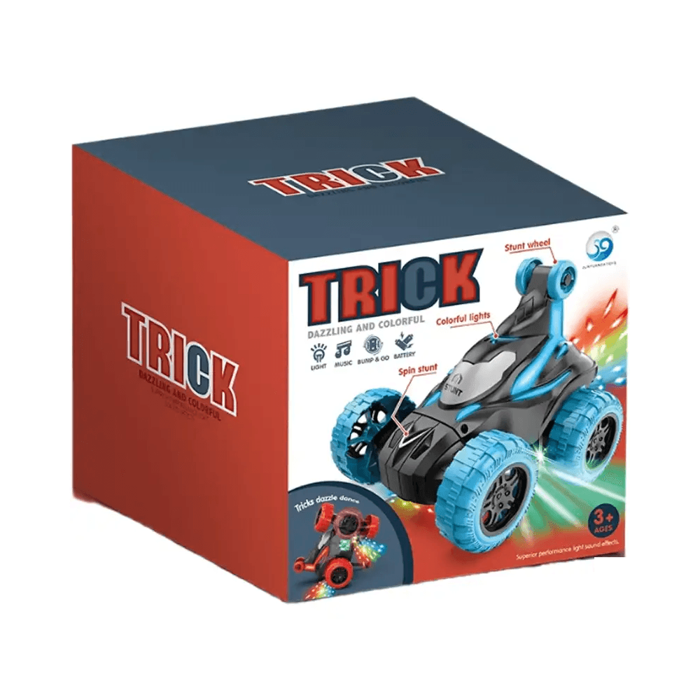 Electric 360 Degree Rotation Tumbling RC Stunt Rolling Car With Light & Music Jyd1195A-1 B/O