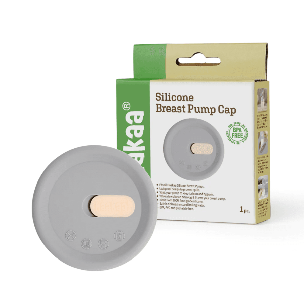 Haakaa Silicone Pump Cap - Grey