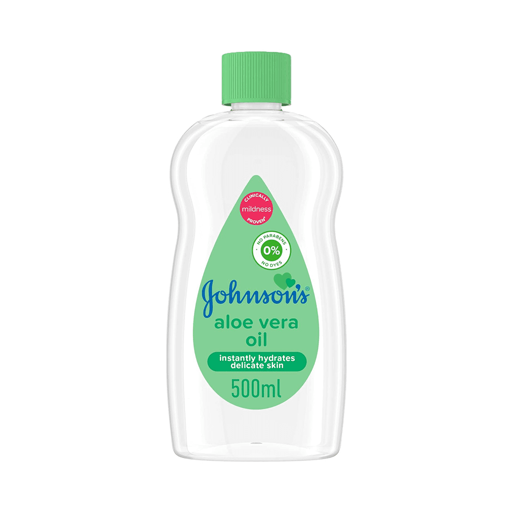 Johnson & Johnson Aloe Vera Baby Oil 500ml