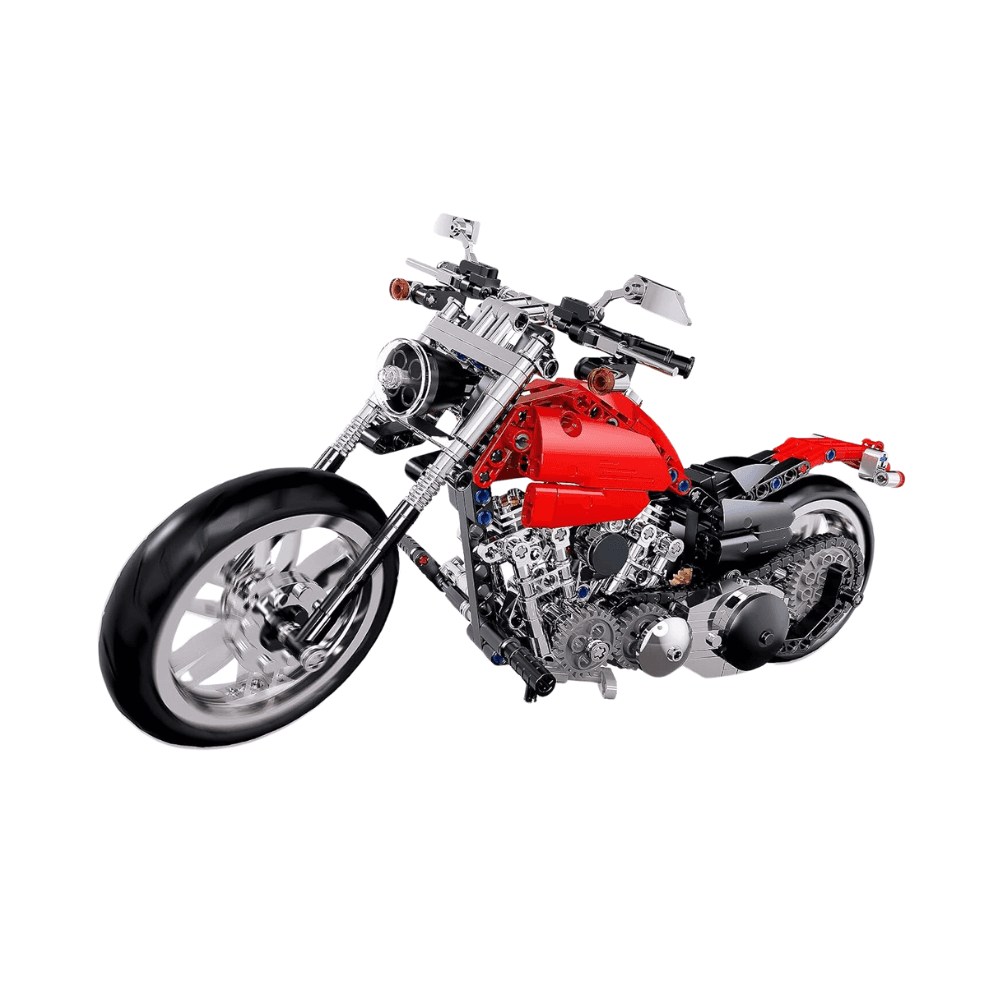 Cogo Heavy Motorcycle Toy Building Kit
