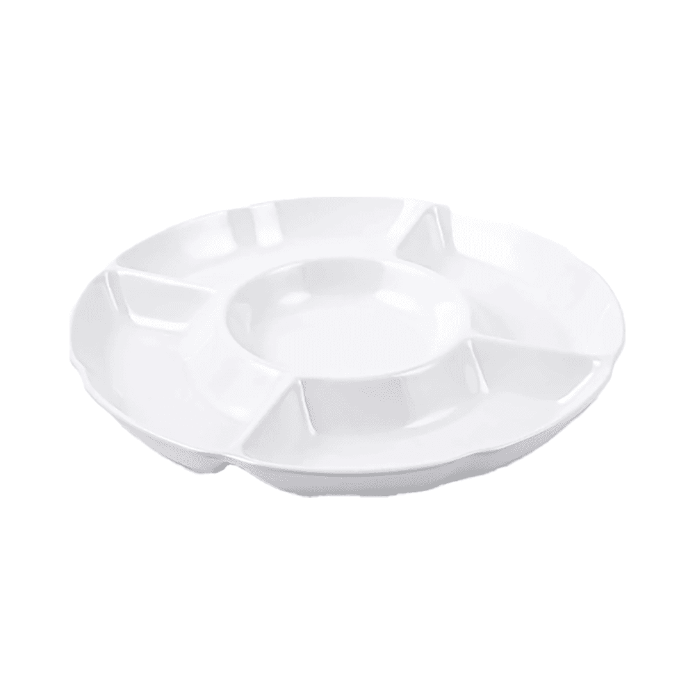 Vague Melamine Candy Box With 5 Partitions 24.3 cm 36-475