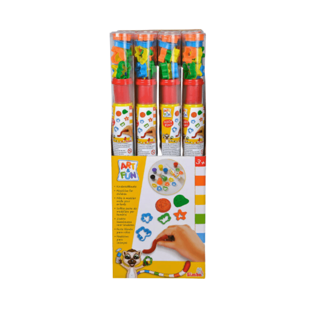 Art & Fun Dough Pots In Tube for 3+ Years