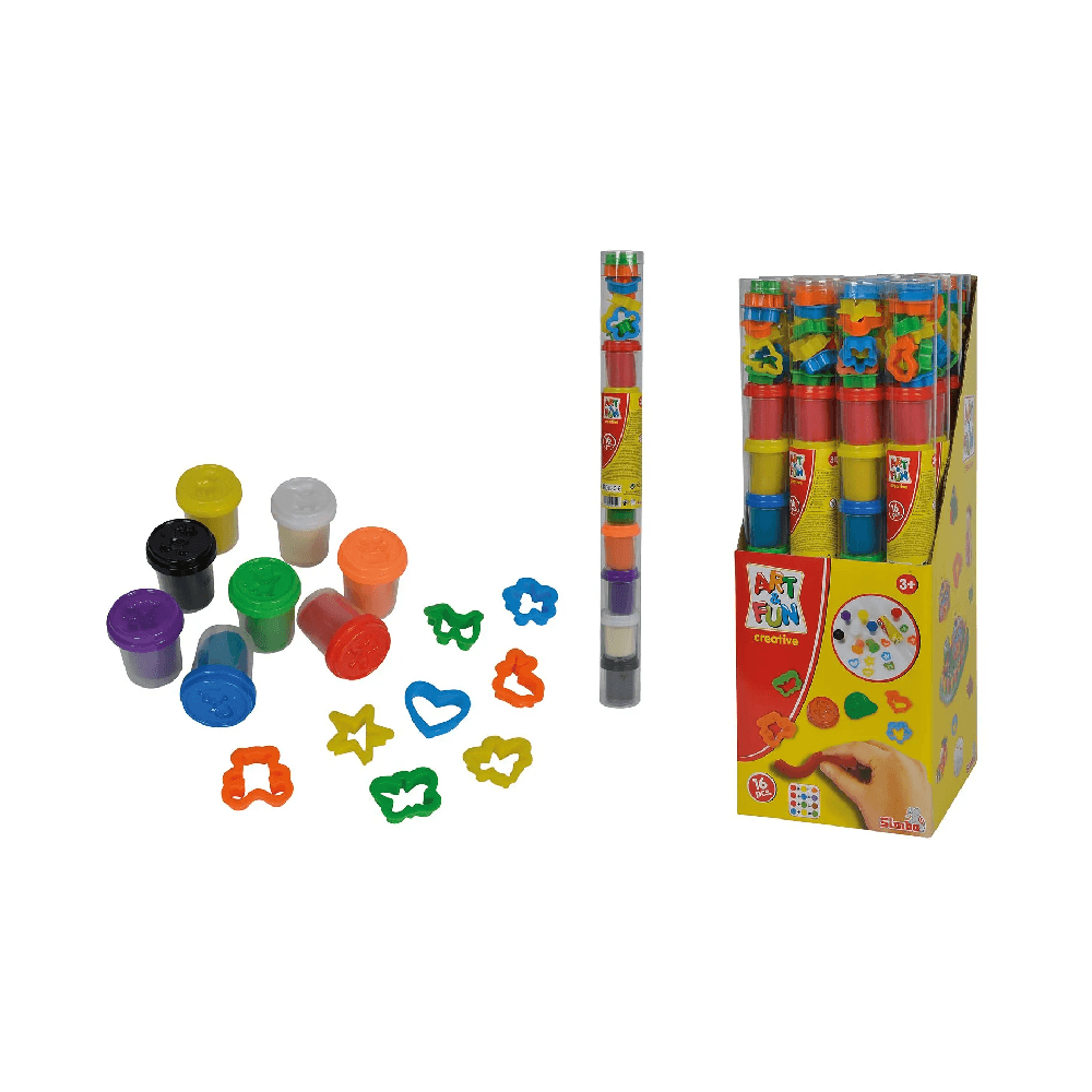 Art & Fun Dough Pots In Tube for 3+ Years