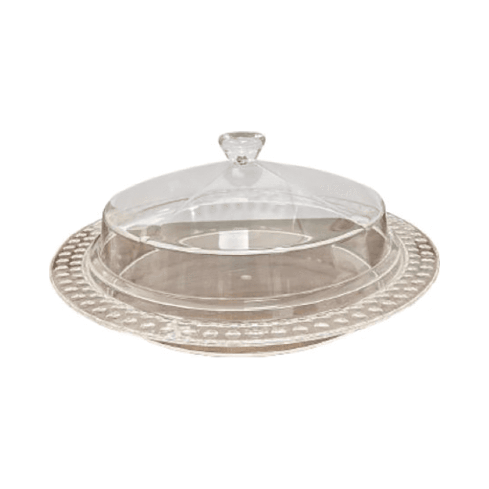 Round Clear Small Acrylic Dessert Serving Set S-02-994