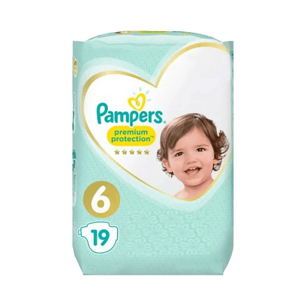 Pampers Premium Protection Diapers Size 6 19Pcs
