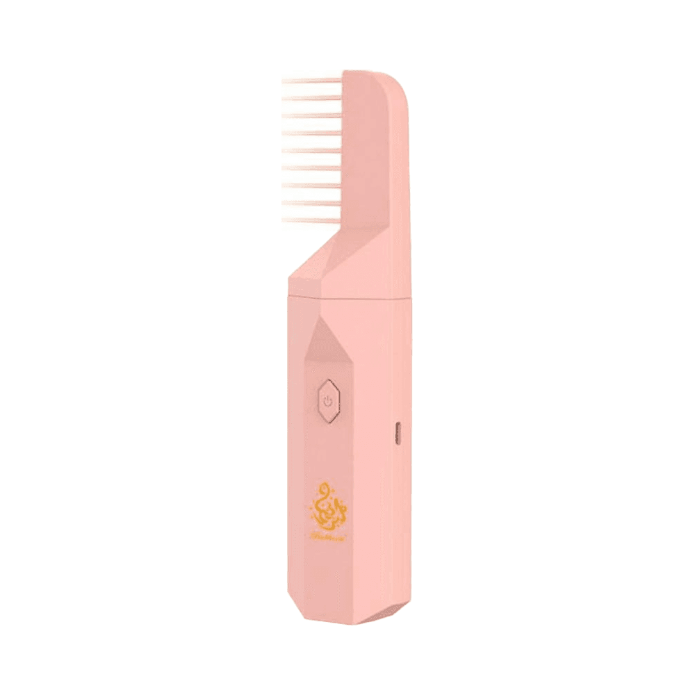 Rechargeable & Portable Electronic Vaporizer Comb for Hair - Pink 
