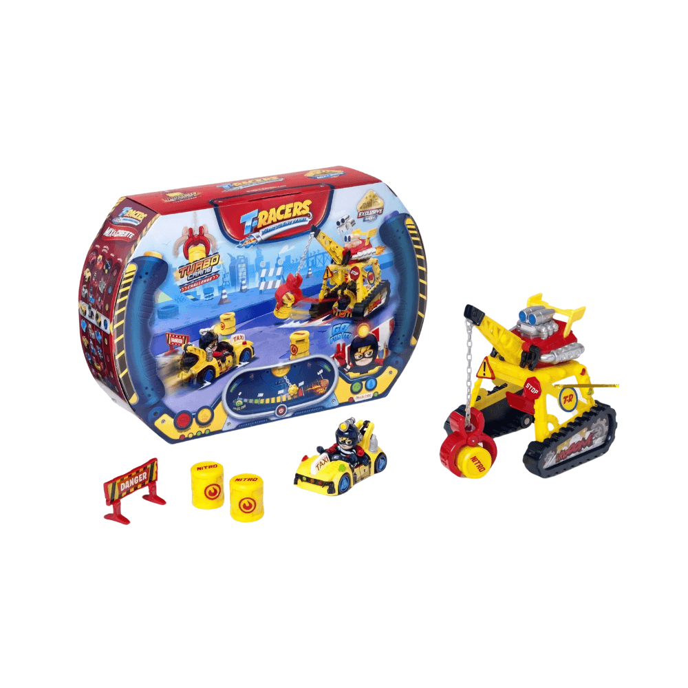 T-Racers Turbo Crane Playset