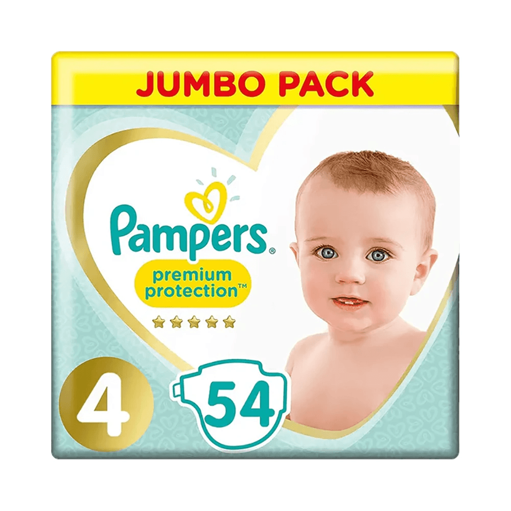 Pampers Premium Protection Diapers Size 4 54Pcs
