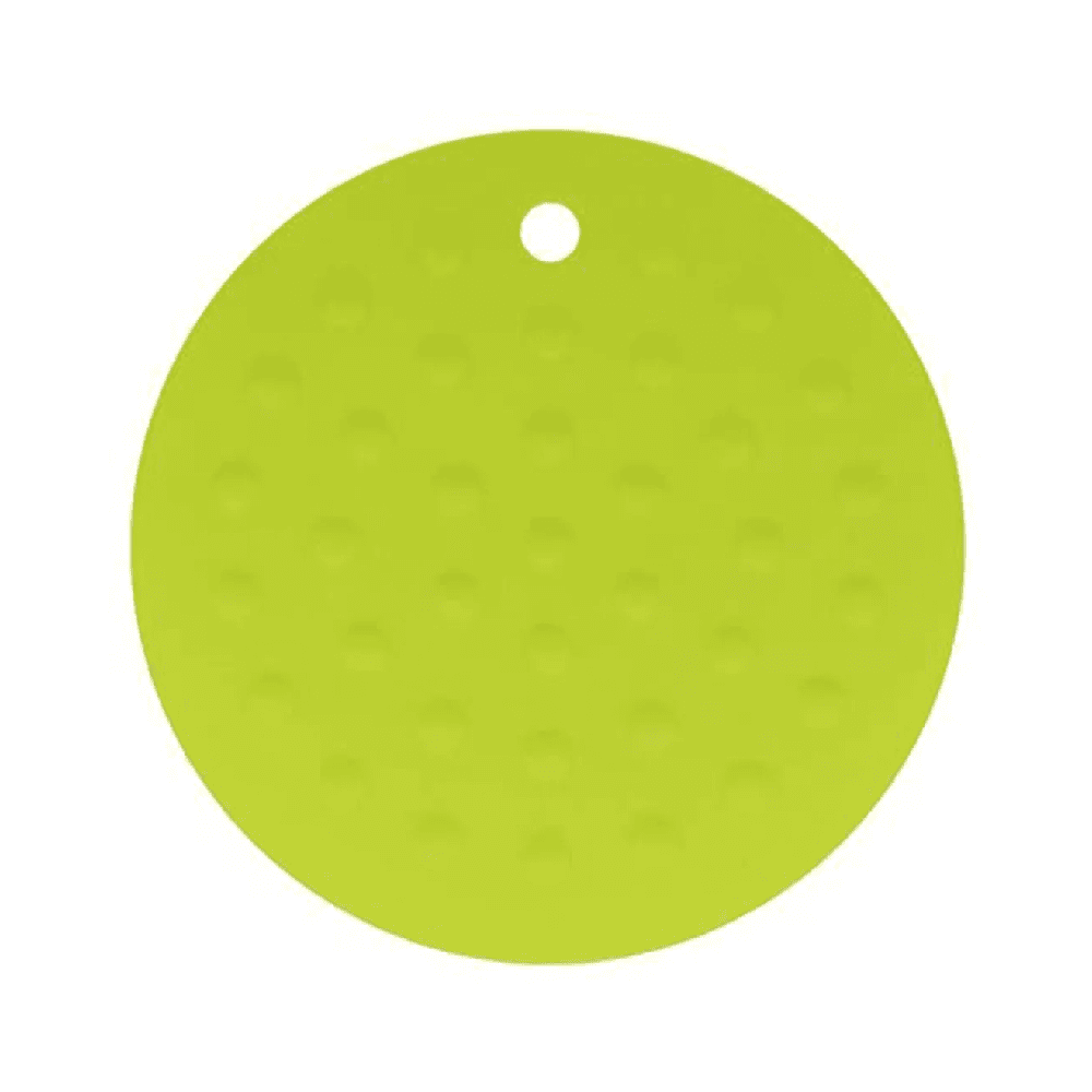 Silicone Round Heat Pad 170mm - Lime Green 202952/mxc-123
