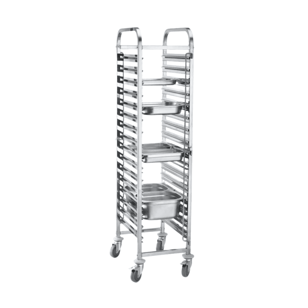 Jw-Rk16-2 / Jiwins 32Pcs 1/1 Gn Pan Double Row Rack Trolley/13-1295