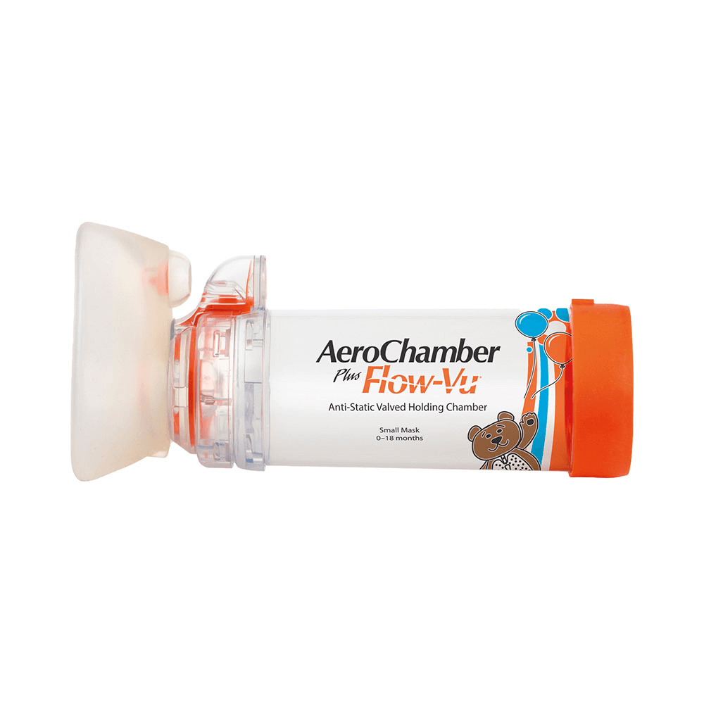 AerohCamber Infant Mask Small 0-18 Months - Orange 