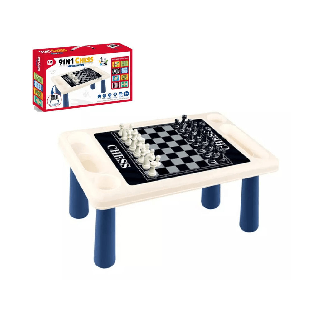 9-In-1 Magnetic Chess Table