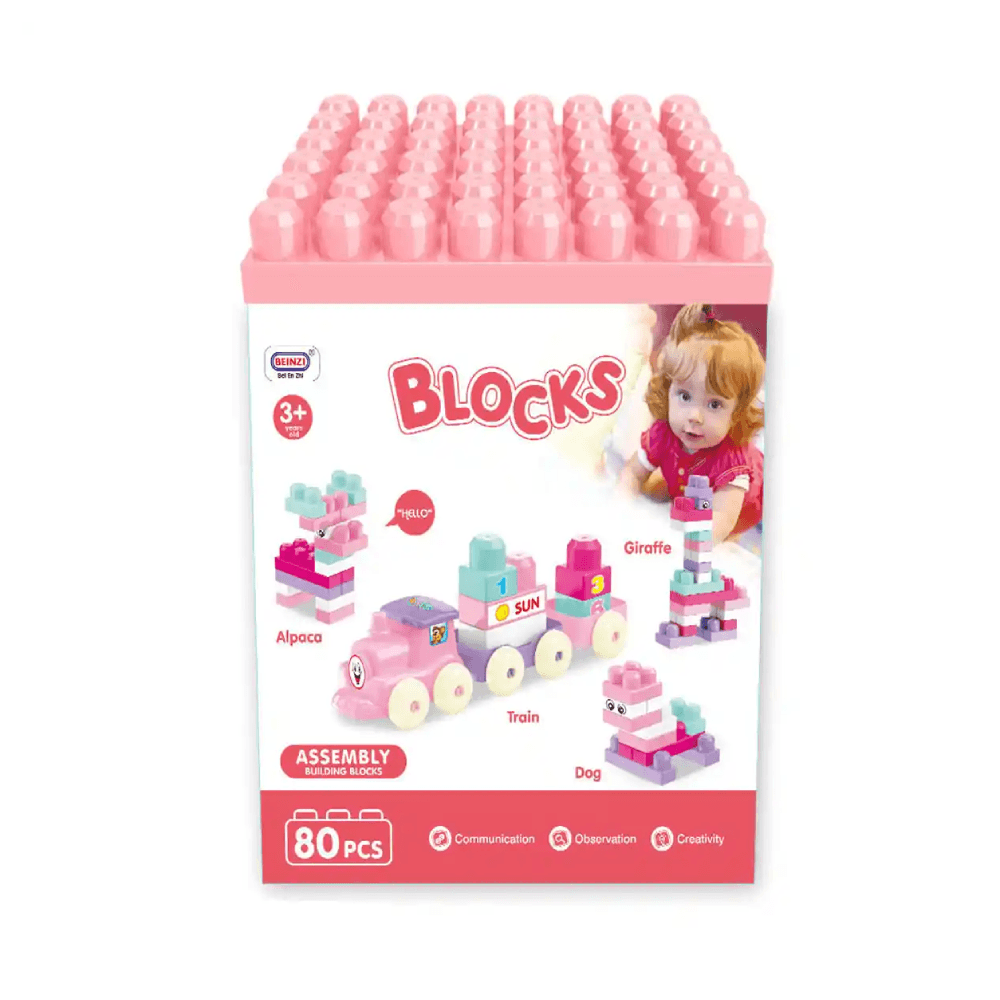 Beinzi Assembly Building Blocks - Pink