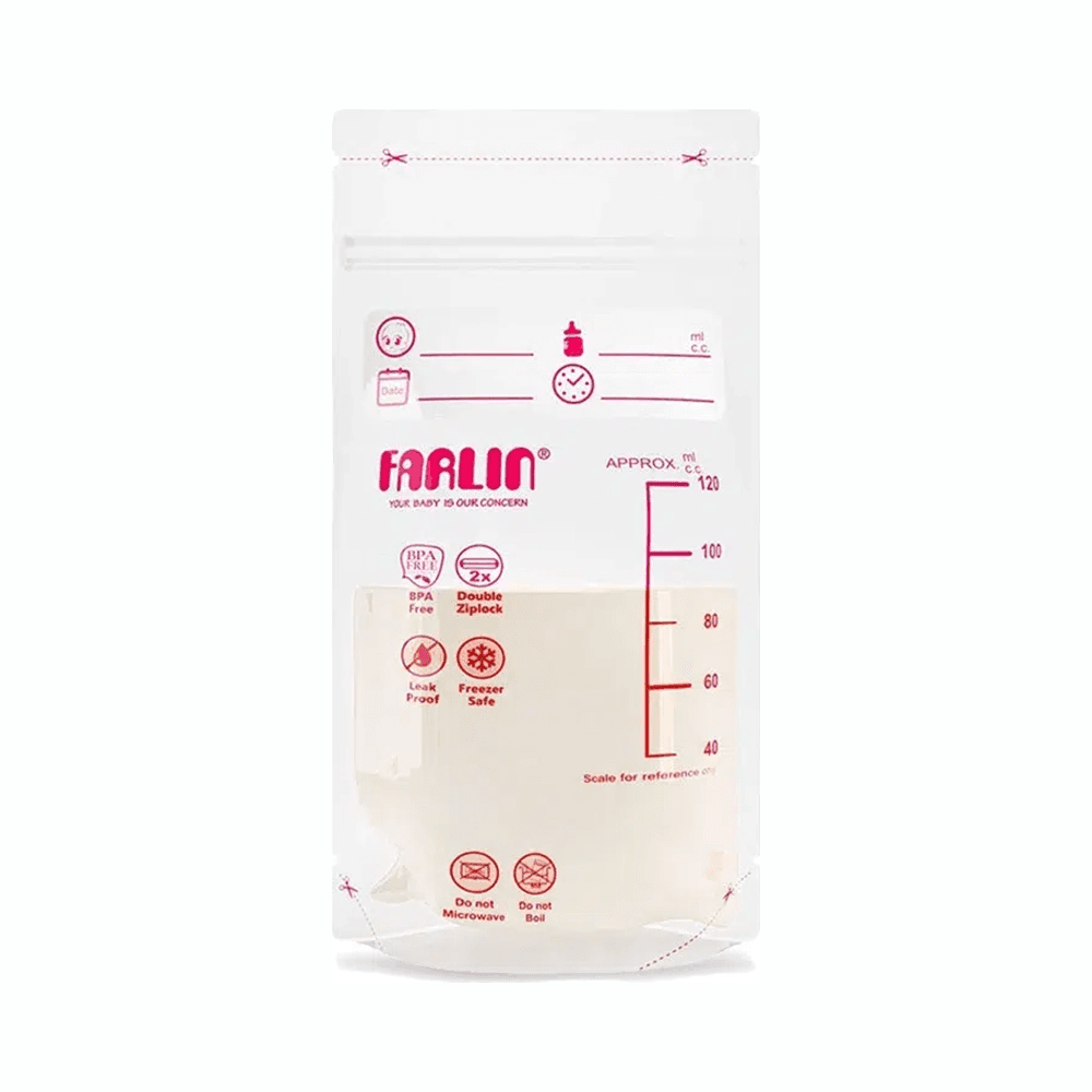 Farlin BP-869-1 Disposable Breast Milk Storage Bag 120ml 20Pcs With 2 Free Bags