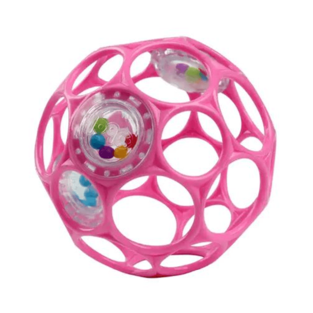Bright Starts Oball Easy Grasp Rattle 0+ Months - Pink