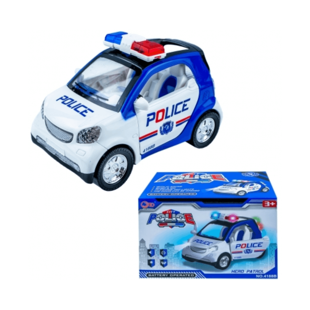 Police Car Toy With Sound & Light No.4188b