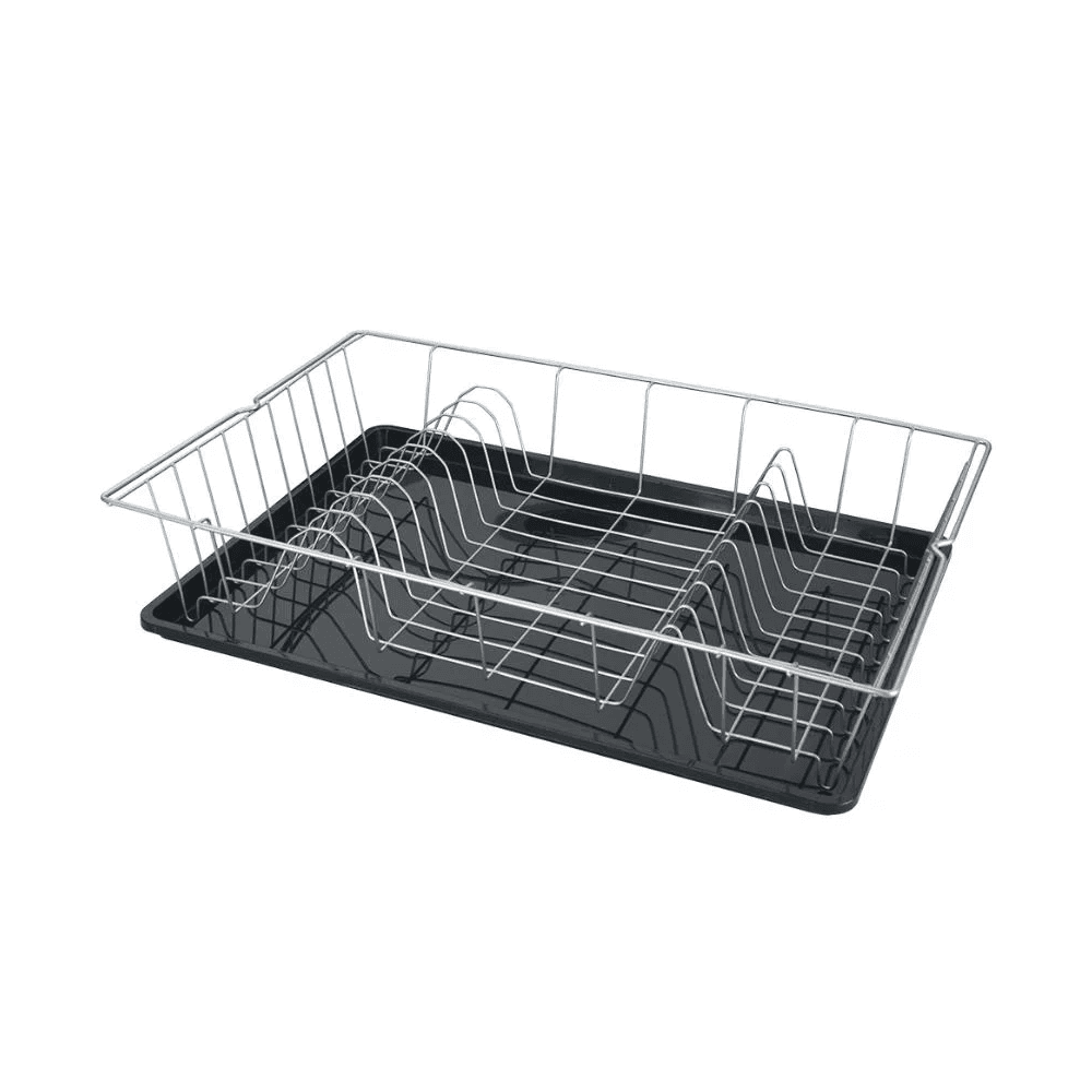 Pt Dish Drainer Colonia Plus - Black & Silver
