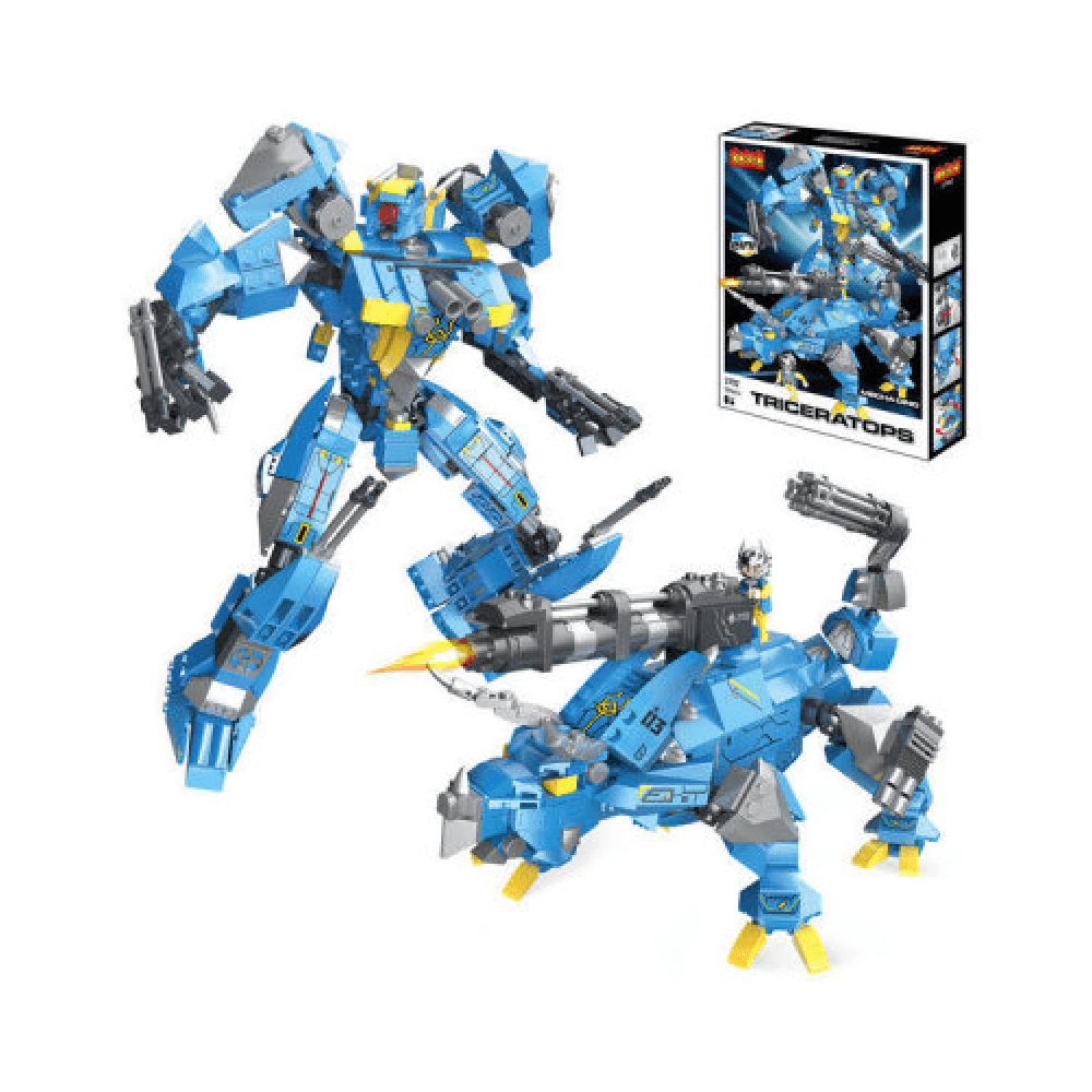 Mecha Dino 2-in-1 Transformer Dinosaur II Cogo-2702 - 595 Pieces