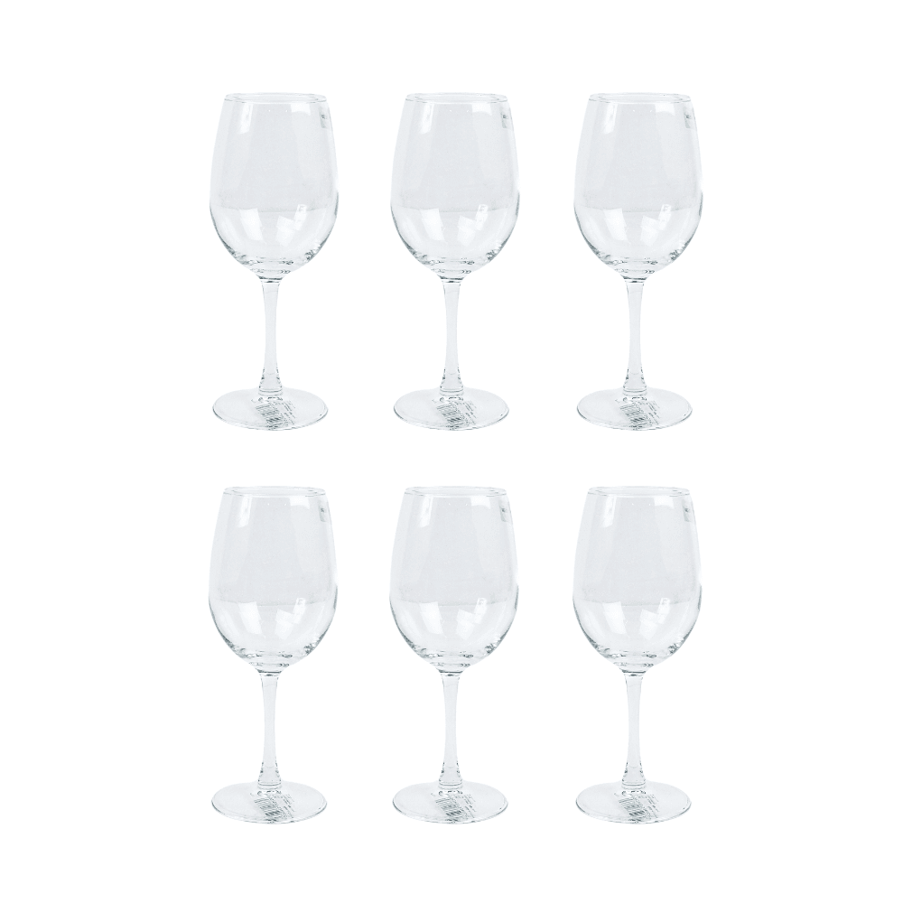 Clear Wine Glass Set 6Pcs 350ml Dg-043 Ej5201 