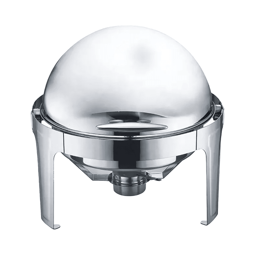 Vague Stainless Steel Round Chafing Dish 6L With Fuel Holder BF-018