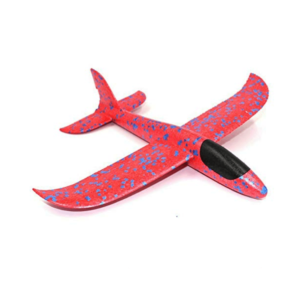 Hand Throwing Styrofoam Airplane