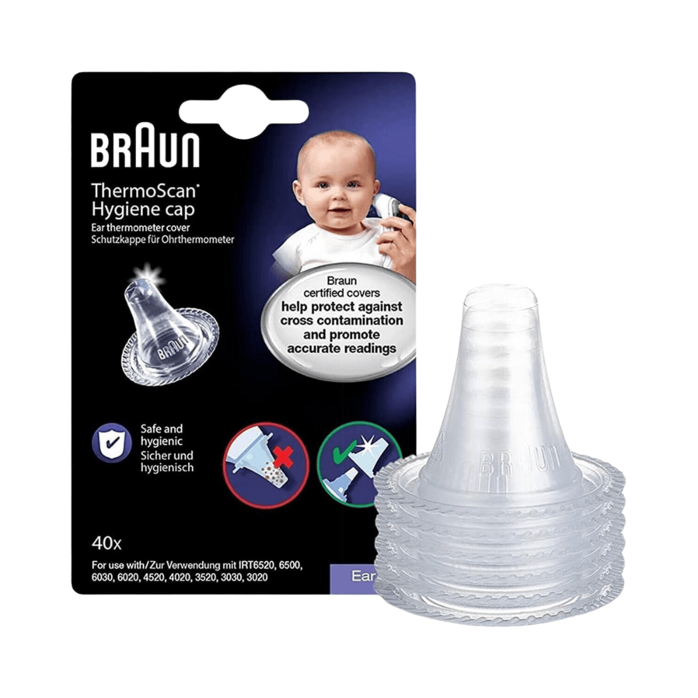 Braun ThermoScan Hygiene Cap Ear Thermometer Covers 40Pcs 