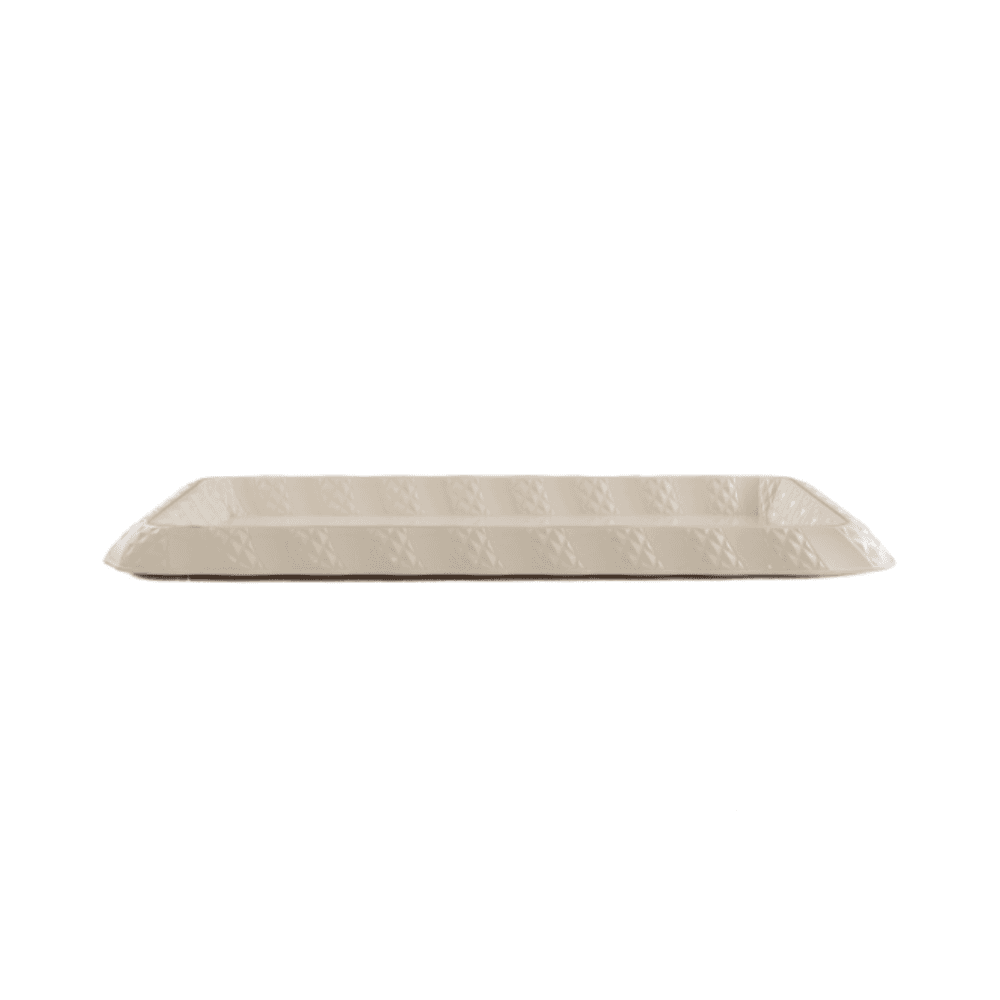Mr-2424-TR49-A01 Plastic Serving Tray 49cm - Beige