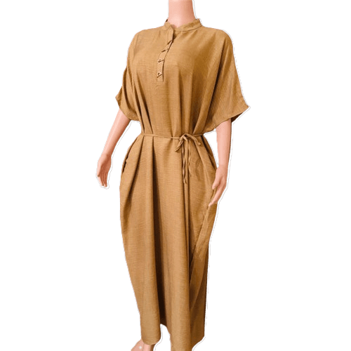 Wide Jalabiya With Short Sleeves - Free Size (S-M-L)