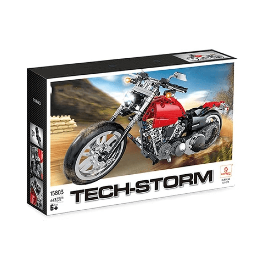 Cogo Heavy Motorcycle Toy Building Kit