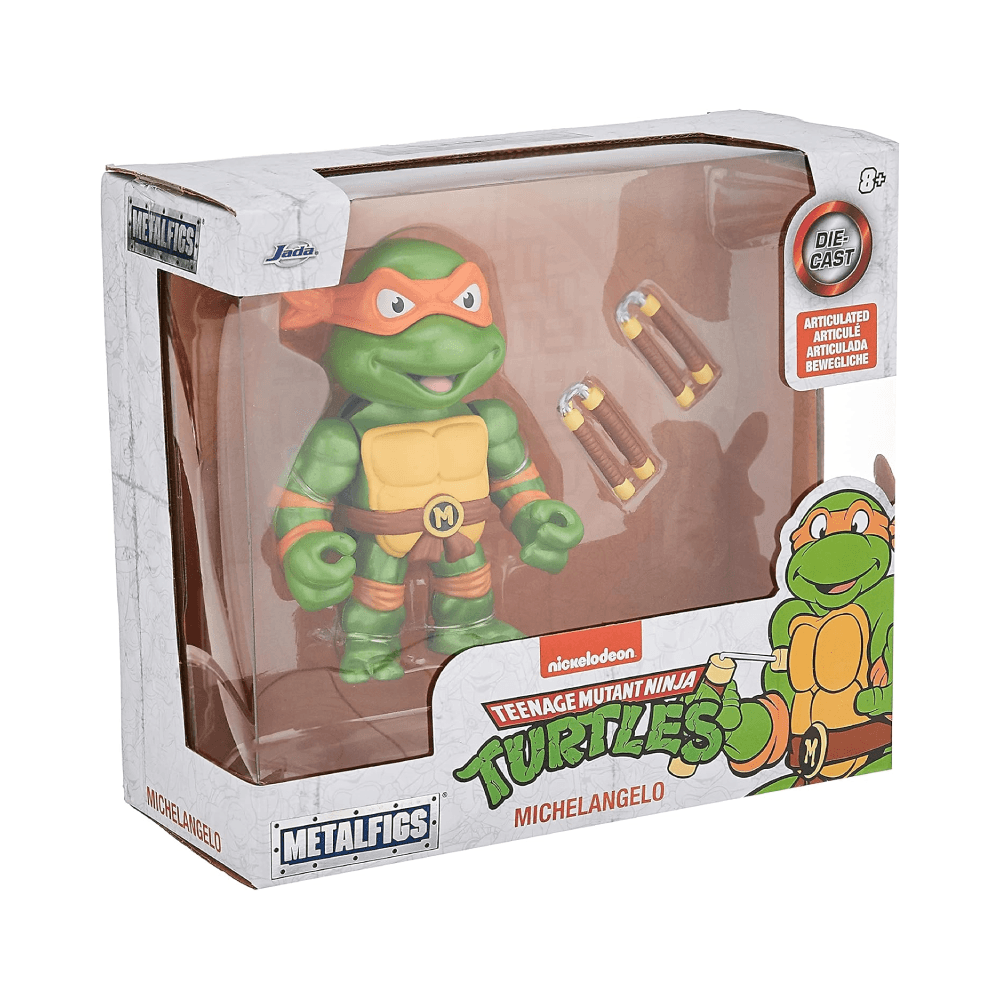Diecast Michelangelo Turtle Figure 4 Inch