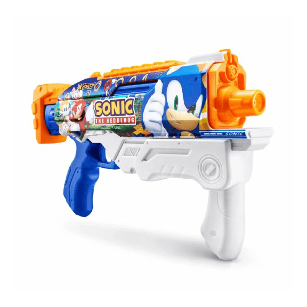 Zuru X-Shot Sonic The Hedgehog Hyperload Fast Fill Skins Blaster