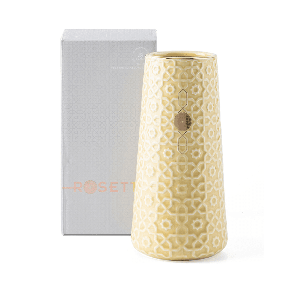 Otantik Small Flower Vase From Rosette - Ivory ET2211
