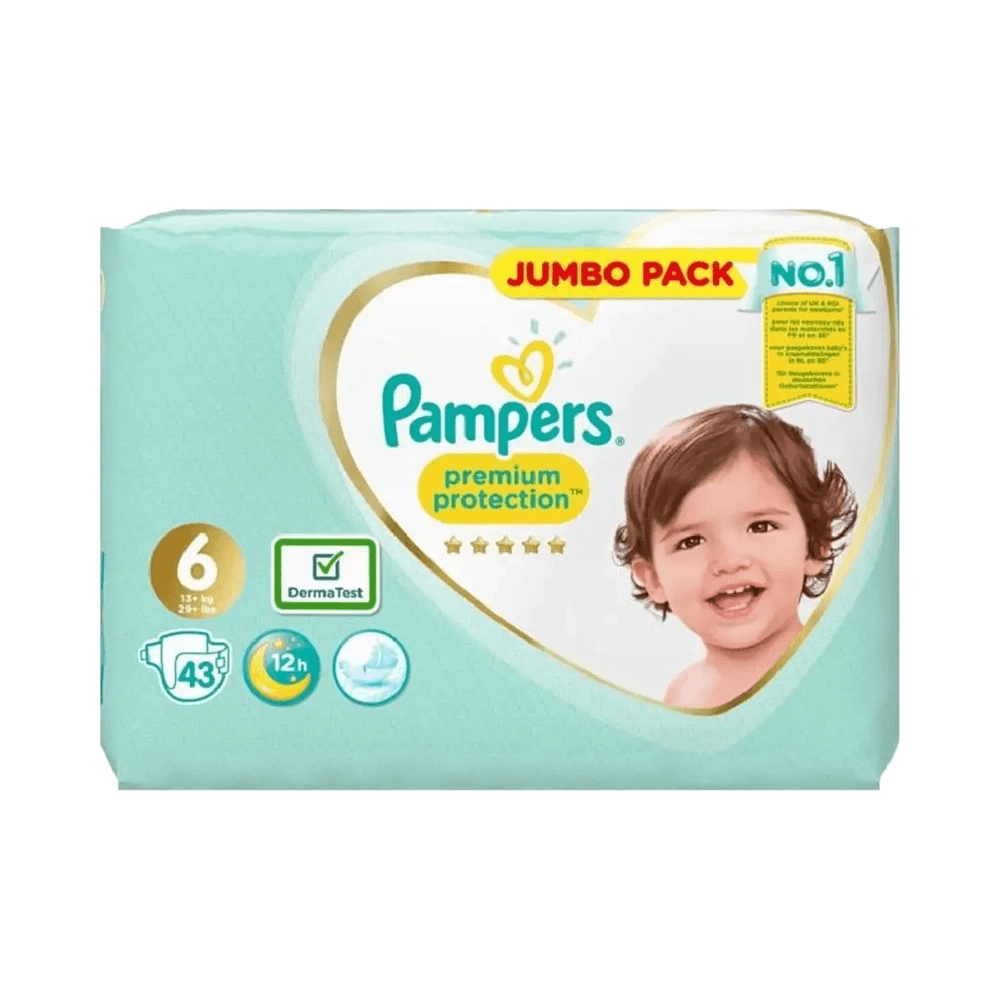 Pampers Premium Protection Diapers Size 6 43Pcs