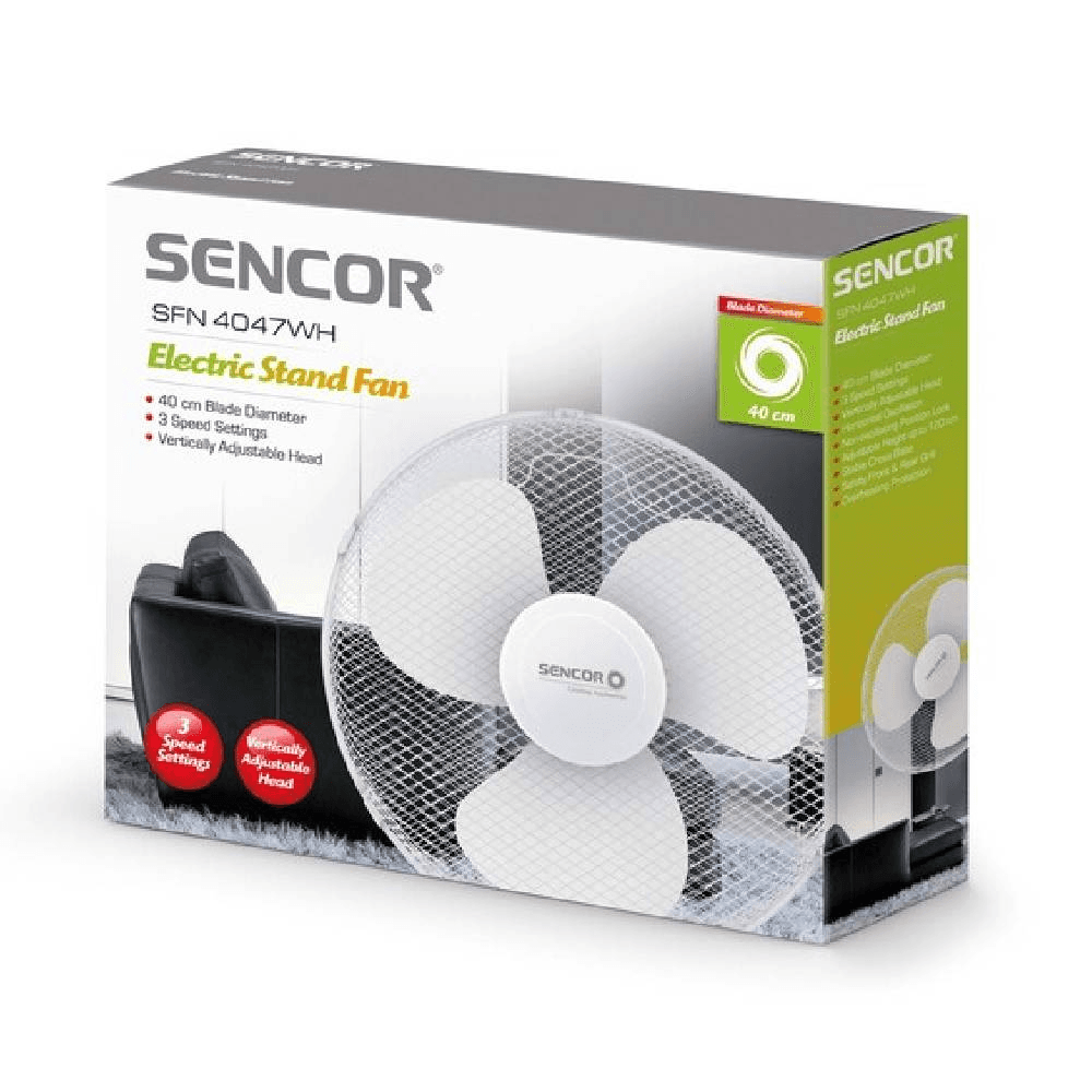 Sencor SFN 4010WH Pedestal Fan 